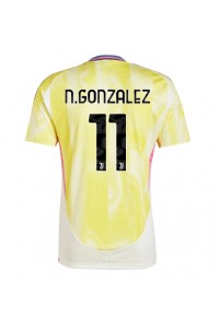 Juventus Nicolas Gonzalez #11 Fotballdrakt Borte Klær 2024-25 Korte ermer